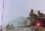 Image of US Army soldiers cross Rhine through smoke screen Germany, 1945, second 14 stock footage video 65675076641