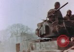 Image of US Army soldiers cross Rhine through smoke screen Germany, 1945, second 20 stock footage video 65675076641