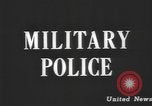 Image Police militaire des Etats-Unis Paris France, 1944, de la seconde 1 séquences d'archives historiques vidéo 65675076659