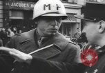 Image Police militaire des Etats-Unis Paris France, 1944, de la seconde 35 séquences d'archives historiques vidéo 65675076659