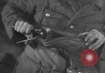 Image of shoe reclamation activities World War 2 European Theater, 1945, second 30 stock footage video 65675076667