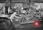 Image of Army artillery being repaired and reconditioned in a factory United States USA, 1945, second 7 stock footage video 65675076676