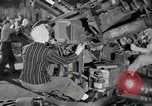 Image of Army artillery being repaired and reconditioned in a factory United States USA, 1945, second 15 stock footage video 65675076676