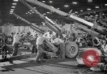 Image of Army artillery being repaired and reconditioned in a factory United States USA, 1945, second 27 stock footage video 65675076676