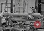 Image of Army artillery being repaired and reconditioned in a factory United States USA, 1945, second 39 stock footage video 65675076676