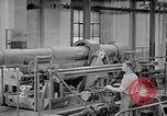 Image of Army artillery being repaired and reconditioned in a factory United States USA, 1945, second 56 stock footage video 65675076676