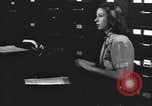Image of Pentagon woman worker in World War 2 Arlington Virginia USA, 1943, second 20 stock footage video 65675076685