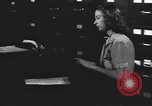 Image of Pentagon woman worker in World War 2 Arlington Virginia USA, 1943, second 22 stock footage video 65675076685