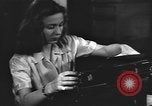 Image of Pentagon woman worker in World War 2 Arlington Virginia USA, 1943, second 31 stock footage video 65675076685