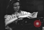Image of Pentagon woman worker in World War 2 Arlington Virginia USA, 1943, second 33 stock footage video 65675076685
