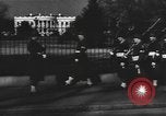Image of army guards at White House Washington DC USA, 1943, second 18 stock footage video 65675076686