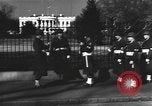 Image of army guards at White House Washington DC USA, 1943, second 24 stock footage video 65675076686