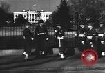 Image of army guards at White House Washington DC USA, 1943, second 25 stock footage video 65675076686