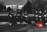 Image of army guards at White House Washington DC USA, 1943, second 26 stock footage video 65675076686