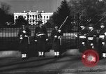 Image of army guards at White House Washington DC USA, 1943, second 27 stock footage video 65675076686