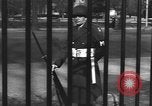 Image of army guards at White House Washington DC USA, 1943, second 47 stock footage video 65675076686