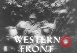 Image of German soldiers capture American soldiers after attacking tanks Western Front European Theater, 1944, second 3 stock footage video 65675076702