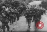 Image of German soldiers capture American soldiers after attacking tanks Western Front European Theater, 1944, second 8 stock footage video 65675076702