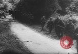 Image of German soldiers capture American soldiers after attacking tanks Western Front European Theater, 1944, second 11 stock footage video 65675076702