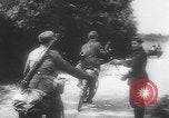 Image of German soldiers capture American soldiers after attacking tanks Western Front European Theater, 1944, second 13 stock footage video 65675076702