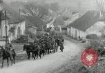 Image of AEF artillerymen moving through a French Village France, 1918, second 11 stock footage video 65675076714
