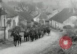 Image of AEF artillerymen moving through a French Village France, 1918, second 24 stock footage video 65675076714