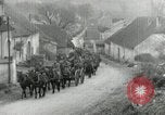 Image of AEF artillerymen moving through a French Village France, 1918, second 28 stock footage video 65675076714