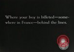 Image of AEF soldiers behind the lines France, 1918, second 4 stock footage video 65675076718