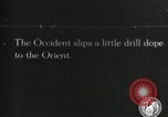 Image of US soldier teaches Asian man close order drill France, 1918, second 1 stock footage video 65675076719