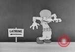 Image of Private Snafu cartoon about hygiene and sanitation United States USA, 1944, second 61 stock footage video 65675076738