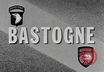Image of United States soldiers Bastogne Belgium, 1945, second 27 stock footage video 65675076740