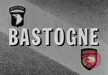 Image of United States soldiers Bastogne Belgium, 1945, second 28 stock footage video 65675076740