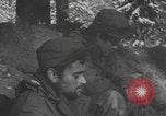 Image of US 101st Airborne soldiers in Battle of Bulge Bastogne Belgium, 1945, second 5 stock footage video 65675076741