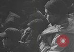 Image of US 101st Airborne soldiers in Battle of Bulge Bastogne Belgium, 1945, second 7 stock footage video 65675076741