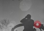 Image of US 101st Airborne soldiers in Battle of Bulge Bastogne Belgium, 1945, second 25 stock footage video 65675076741