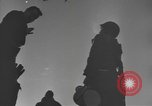 Image of US 101st Airborne soldiers in Battle of Bulge Bastogne Belgium, 1945, second 55 stock footage video 65675076741