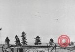 Image of US 101st Airborne soldiers in Battle of Bulge Bastogne Belgium, 1945, second 61 stock footage video 65675076741