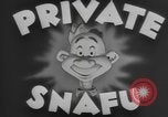 Image of Private Snafu United States USA, 1944, second 7 stock footage video 65675076748
