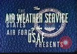 Image of weather forecasting United States USA, 1960, second 6 stock footage video 65675076761