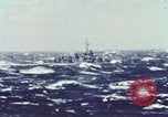 Image of US Navy ships in heavy seas Pacific Ocean, 1971, second 3 stock footage video 65675076787