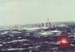 Image of US Navy ships in heavy seas Pacific Ocean, 1971, second 9 stock footage video 65675076787