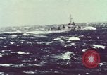Image of US Navy ships in heavy seas Pacific Ocean, 1971, second 10 stock footage video 65675076787