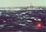 Image of US Navy ships in heavy seas Pacific Ocean, 1971, second 11 stock footage video 65675076787