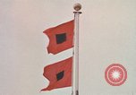 Image of US Navy ships in heavy seas Pacific Ocean, 1971, second 36 stock footage video 65675076787