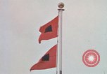 Image of US Navy ships in heavy seas Pacific Ocean, 1971, second 38 stock footage video 65675076787