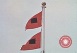 Image of US Navy ships in heavy seas Pacific Ocean, 1971, second 39 stock footage video 65675076787