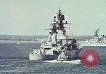 Image of US Navy ships in heavy seas Pacific Ocean, 1971, second 43 stock footage video 65675076787
