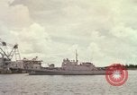 Image of US Navy ships in heavy seas Pacific Ocean, 1971, second 46 stock footage video 65675076787