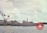 Image of US Navy ships in heavy seas Pacific Ocean, 1971, second 48 stock footage video 65675076787