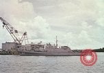 Image of US Navy ships in heavy seas Pacific Ocean, 1971, second 52 stock footage video 65675076787